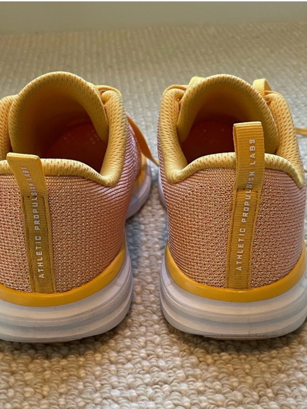 APL Techloom Pro W Knit Sneakers in Bright Yellow - Picture 3 of 5